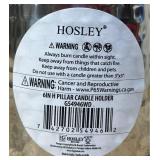 Hosley 6IN Pillar Candle Handler lot of 4