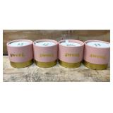 Sweet Sugar Kisses Scented Candle 12oz lot of 4