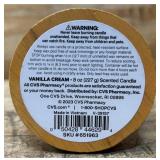 Red&Pink Vanilla Cream 8 Oz Scented Candle lot of 3