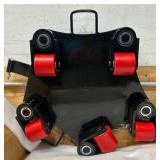 Strongway Omni-Directional Machinery Mover with 360  Rotation, 8800-Lb. Capacity, 5 Rollers #5000085 Msrp $329.99