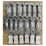 Leviton Switches/Outlets lot of 20