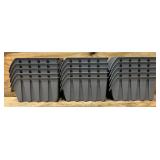 Medium Storage Bin lot of 15 5-1/2 x9