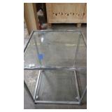 glass end table glass end table