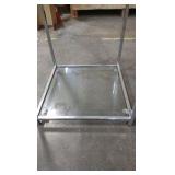 glass end table glass end table