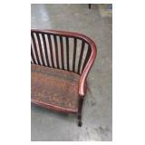 wooden bench loveseat wooden bench loveseat