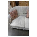 wicker bench wicker bench