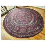 Braided Round Rug - 86 Inch Diameter Multicolor
