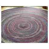 Braided Round Rug - 86 Inch Diameter Multicolor