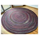 Braided Round Rug - 86 Inch Diameter Multicolor