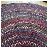 Braided Round Rug - 86 Inch Diameter Multicolor