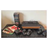LL - Atari CX-2600 A Video Computer System with Paddles & Joysticks, Cartridges & Manuals