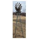 BY - Vintage Windmill Windpump Tower - 94 in Tall Outdoor Display