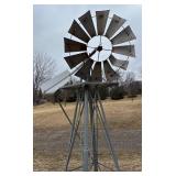 BY - Vintage Windmill Windpump Tower - 94 in Tall Outdoor Display