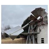 BY - Vintage Windmill Windpump Tower - 94 in Tall Outdoor Display