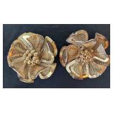 LL - Clip-On Earrings - Vintage Assorted Floral, Sunflower, Animal & Geometric Styles