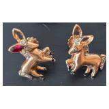 LL - Clip-On Earrings - Vintage Assorted Floral, Sunflower, Animal & Geometric Styles