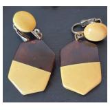 LL - Clip-On Earrings - Vintage Assorted Floral, Sunflower, Animal & Geometric Styles