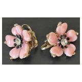 LL - Clip-On Earrings - Vintage Assorted Floral, Sunflower, Animal & Geometric Styles