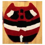 Nicholas Square Decorative Christmas Rugs & Sign (Lot of 4) 20x30 Largest Rug