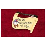 Nicholas Square Decorative Christmas Rugs & Sign (Lot of 4) 20x30 Largest Rug