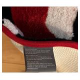 Nicholas Square Decorative Christmas Rugs & Sign (Lot of 4) 20x30 Largest Rug