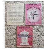 LL - Vintage Sheet Music Books - Assorted Songbooks: Kismet & Look Ma, I'm Dancin'!