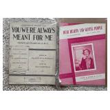 LL - Vintage Sheet Music Books - Assorted Songbooks: Kismet & Look Ma, I'm Dancin'!