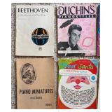 LL - Vintage Piano Sheet Music Books