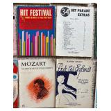 LL - Vintage Piano Sheet Music Books
