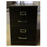 LG - Black Metal 2-Drawer File Cabinet #2