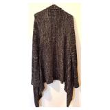 Karen Kane Knit Cardigan - XL Multicolor Black Brown White