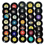 Vintage 45 RPM Vinyl Records (Lot of 35)