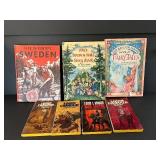 DR - Vintage Books - Sweden Life in Europe & Once Upon a Time Story Book & Fairy Tales & Louis L'Amour