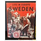 DR - Vintage Books - Sweden Life in Europe & Once Upon a Time Story Book & Fairy Tales & Louis L'Amour