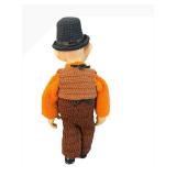 DR - Ventriloquist Dummy Doll 19 in Tall with Tool Belt & Accessories