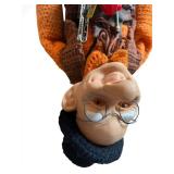 DR - Ventriloquist Dummy Doll 19 in Tall with Tool Belt & Accessories