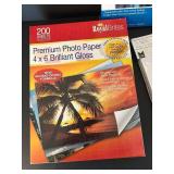 DR - Royal Brites 4x6 Glossy Photo Paper 200 Sheets & HP 4x6 Matte Photo Paper 60 Sheets