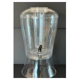 DR - Clear Acrylic Beverage Dispenser with Spigot - 19 in H
