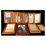 DR - Assorted Photo Frames - Wood Finish (Lot of 11)
