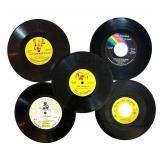 Peter Pan Records & Bee Gees Vinyl Records (Lot of 45)