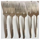Oneida Silver Plate Flatware Set - Floral Pattern, Spoons, Forks & Knives