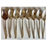 Oneida Silver Plate Flatware Set - Floral Pattern, Spoons, Forks & Knives
