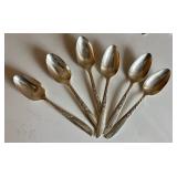 Oneida Silver Plate Flatware Set - Floral Pattern, Spoons, Forks & Knives