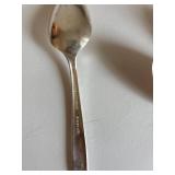 Oneida Silver Plate Flatware Set - Floral Pattern, Spoons, Forks & Knives