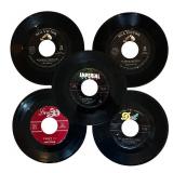 Vintage 45 RPM 7-inch Vinyl Records - Essex & RCA Victor, Decca, Capitol & More (Lot of 45)