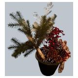 Planter Arrangements with Faux Florals - 30 in Tall (Lot of 2)