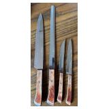 G - Regent Sherwood Knife Set - Stainless Cutlery in Wooden Display Box