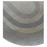 G - Beautiful Braided Oval Area Rug