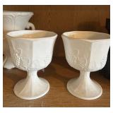 G - Assorted Vases including Indiana Milk Glass, Hobnail and More