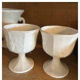 G - Assorted Vases including Indiana Milk Glass, Hobnail and More